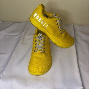 NoBull Just the Horns Athletic Yellow on Yellow Sole trainers Sneakers M10/W11.5